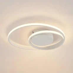 Lindby LED-kattovalaisin Emisua, valkoinen, CCT, himmennettävä