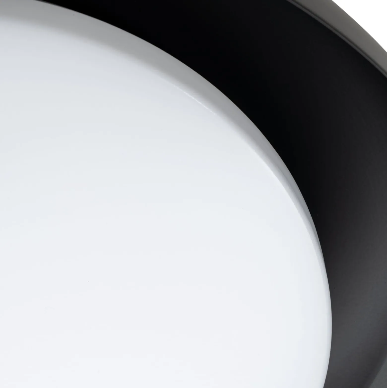 Lindby LED-kattovalaisin Florie, musta, metalli, Ø 40 cm