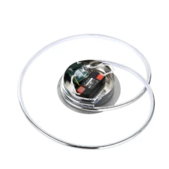 Lindby LED-kattovalaisin Joline, Ø 45 cm, kromivärinen, metalli