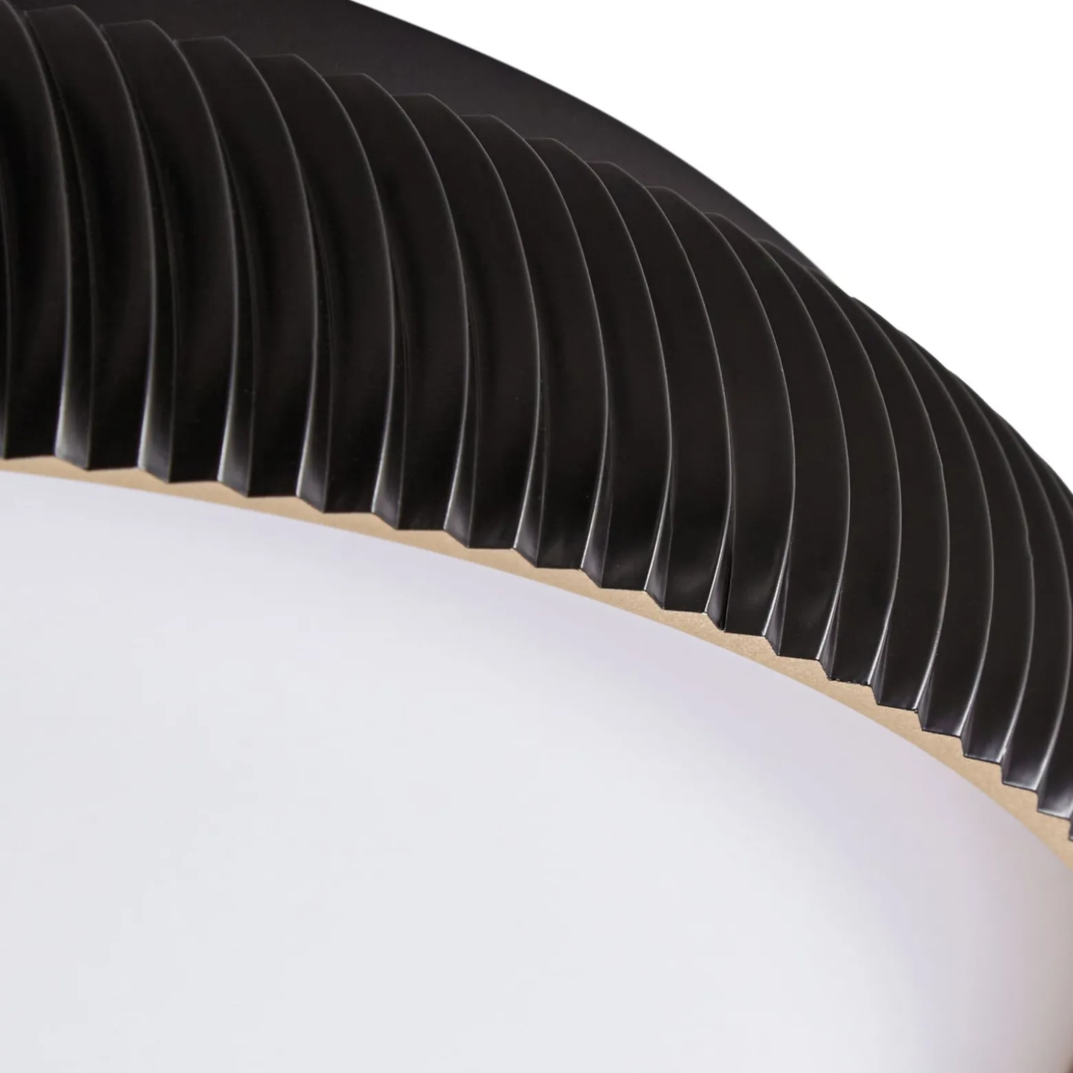 Lindby LED-kattovalaisin Jovian, musta, Ø 40 cm, CCT, himmennettävä