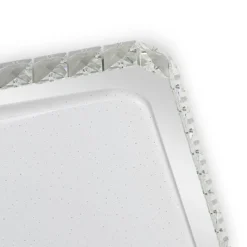 Lindby LED-kattovalaisin Lorand, kristallit, CCT, kaukosäädin