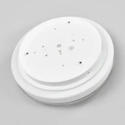 Lindby LED-kattovalaisin Lyss, Ø 28 cm, kromivärinen, IP44