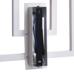 Lindby LED-kattovalaisin Madamo, valkoinen, 30 cm, 3000K