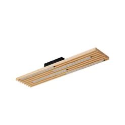 Lindby LED-kattovalaisin Madero, mäntypuuta, 90 cm x 20 cm