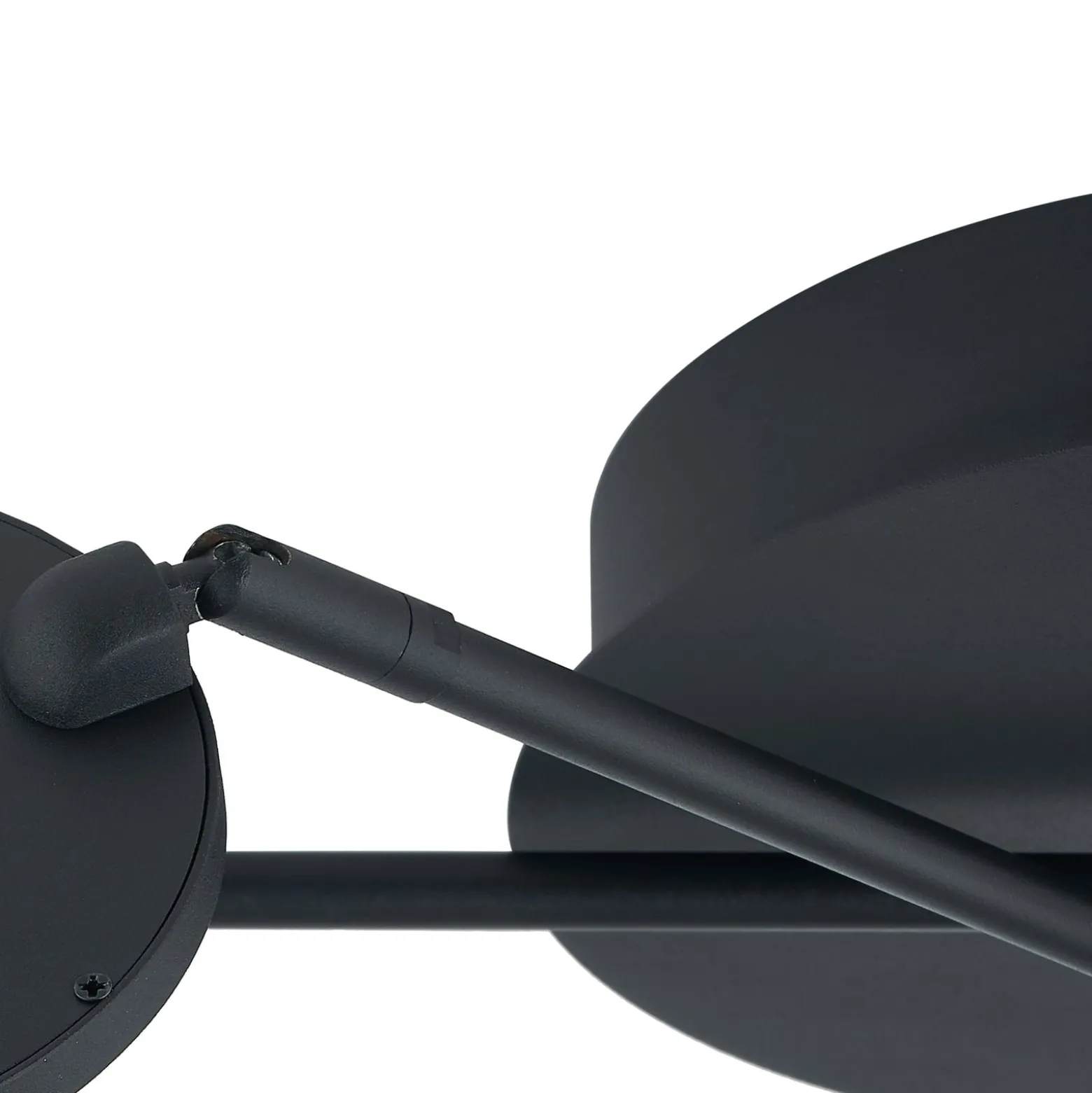Lindby LED-kattovalaisin Manel, musta, rauta, 79 cm pitkä