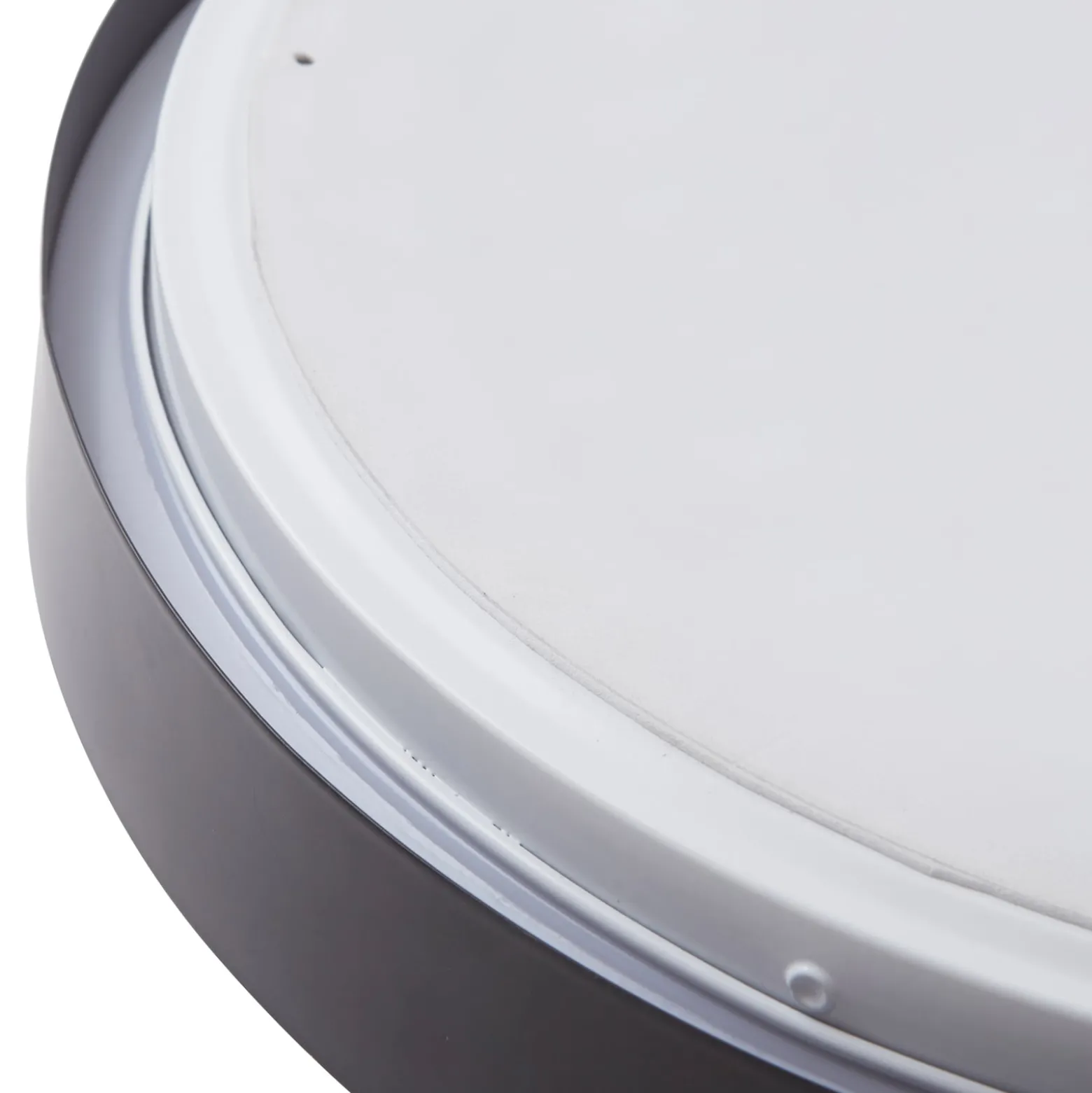 Lindby LED-kattovalaisin Medon, Ø 38 cm, musta, IP44, metallia