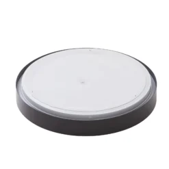 Lindby LED-kattovalaisin Medon, Ø 38 cm, musta, IP44, metallia