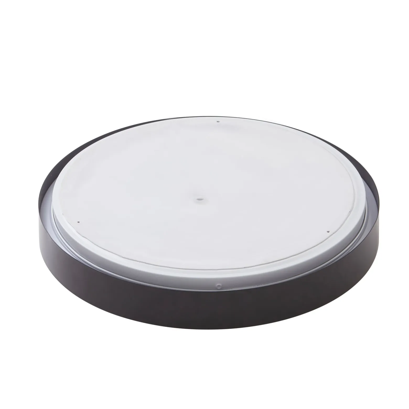Lindby LED-kattovalaisin Medon, Ø 38 cm, musta, IP44, metallia