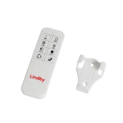 Lindby LED-kattovalaisin Milada, tammi, CCT, kaukosäädin