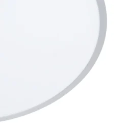Lindby LED-kattovalaisin Narima, 4000 K, Ø 80 cm, hopea