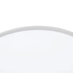 Lindby LED-kattovalaisin Narima, 4000 K, Ø 80 cm, hopea