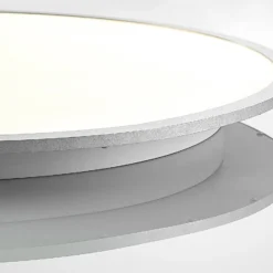 Lindby LED-kattovalaisin Narima, 4000 K, Ø 80 cm, hopea