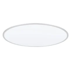 Lindby LED-kattovalaisin Narima, 4000 K, Ø 100 cm, hopea