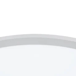 Lindby LED-kattovalaisin Narima, 4000 K, Ø 60 cm, hopea