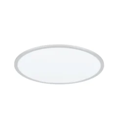 Lindby LED-kattovalaisin Narima, 4000 K, Ø 60 cm, hopea