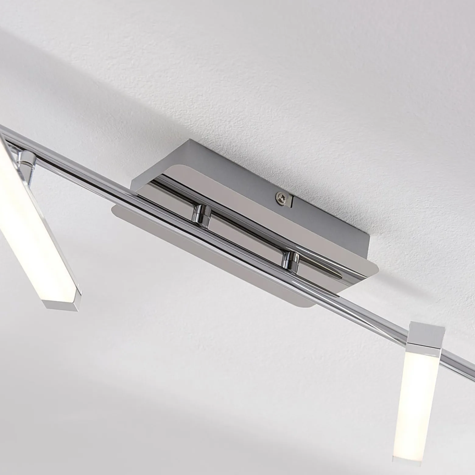 Lindby LED-kattovalaisin Pilou, 6 valoa, himmennettävä, kromi