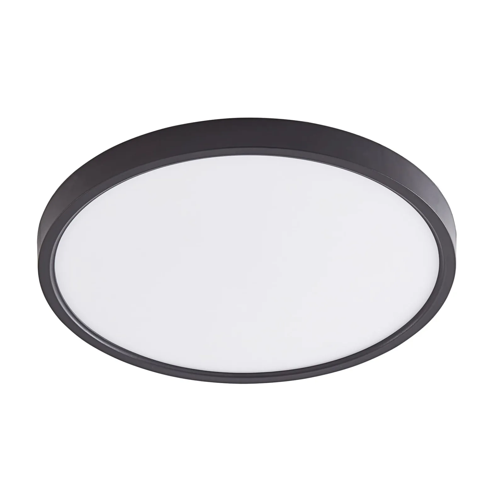 Lindby LED-kattovalaisin Pravin, Ø 50 cm, CCT, musta