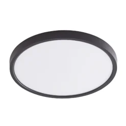 Lindby LED-kattovalaisin Pravin, Ø 23 cm, CCT, musta