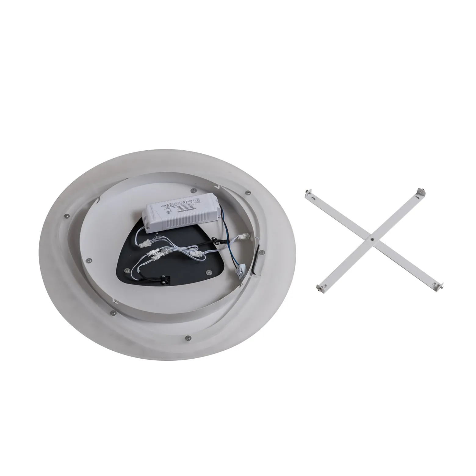 Lindby LED-kattovalaisin Rebeka, Ø 70 cm, CCT, kaukosäädin