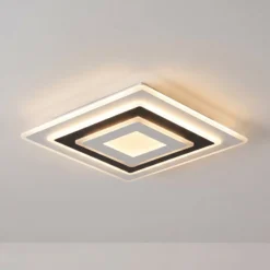 Lindby LED-kattovalaisin Rebeka, 50 x 50 cm, CCT, himmennettävä