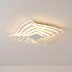 Lindby LED-kattovalaisin Rebeka, 47x47cm, CCT, kaukosäädin