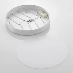 Lindby LED-kattovalaisin Simera, Ø 50cm, valkoinen, metallia