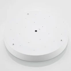 Lindby LED-kattovalaisin Simera, Ø 50cm, valkoinen, metallia