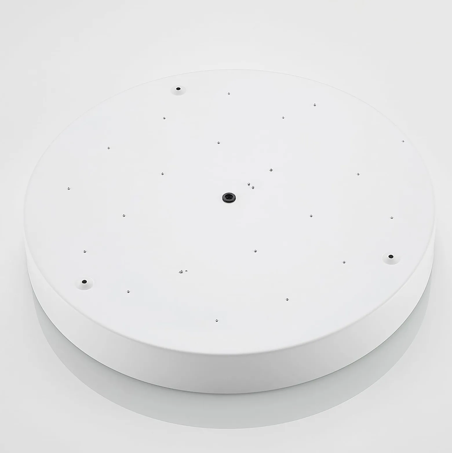 Lindby LED-kattovalaisin Simera, Ø 50cm, valkoinen, metallia