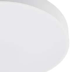 Lindby LED-kattovalaisin Simera, Ø 50cm, valkoinen, metallia