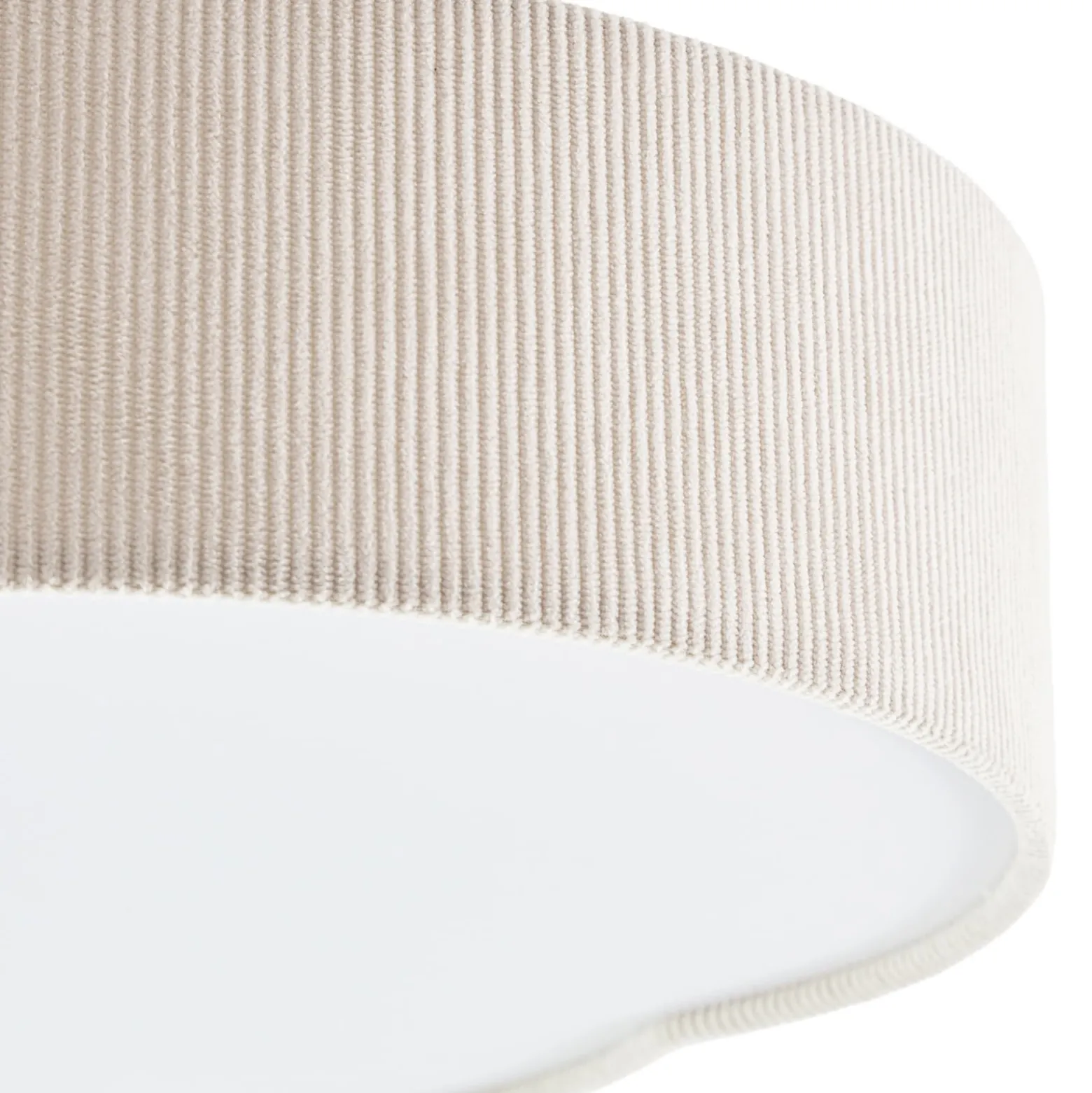 Lindby LED-kattovalaisin Winona, Cord, 48 cm, kermanvärinen, CCT