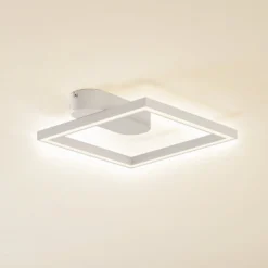 Lindby LED-kattovalaisin Yulla, valkoinen
