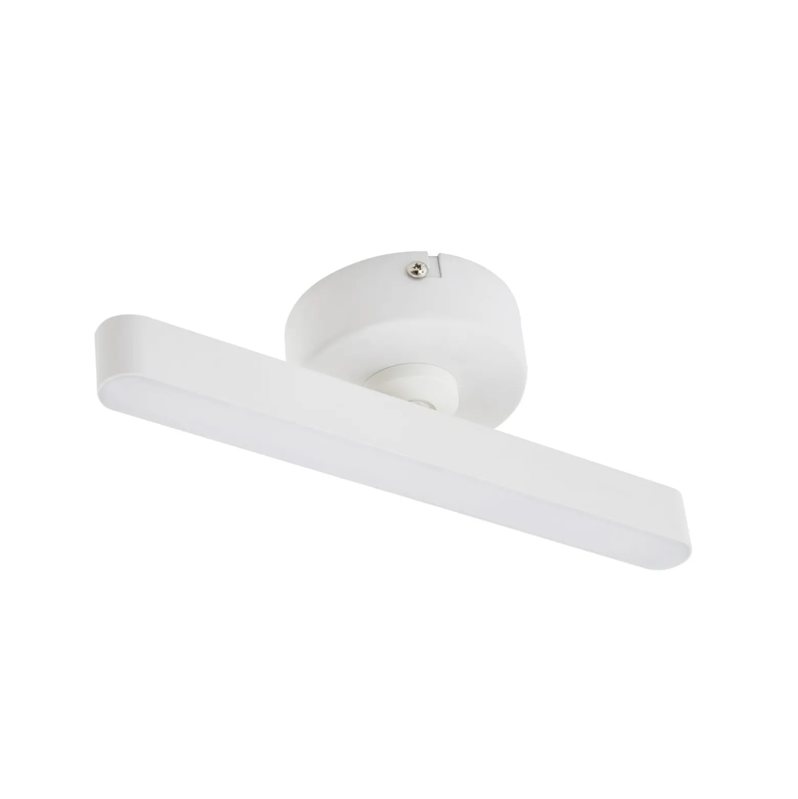 Lindby LED-kohdevalaisin Eldrin, valkoinen, 1-valo, valonauha