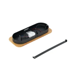Lindby LED-kohdevalaisin Joren, puu, 38 x 16 cm, 2-valo, 3000 K
