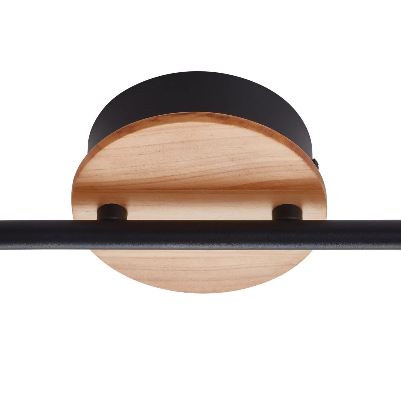 Lindby LED-kohdevalaisin Manel, puu, 37 cm pitkä, 2-valoinen