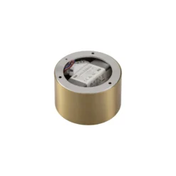 Lindby LED-kohdevalaisin Nivoria, Ø11 cm, 9 W, kullanvärinen, metallia