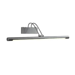 Lindby LED-kuvavalaisin Mailine, 69 cm, nikkeli, kytkin