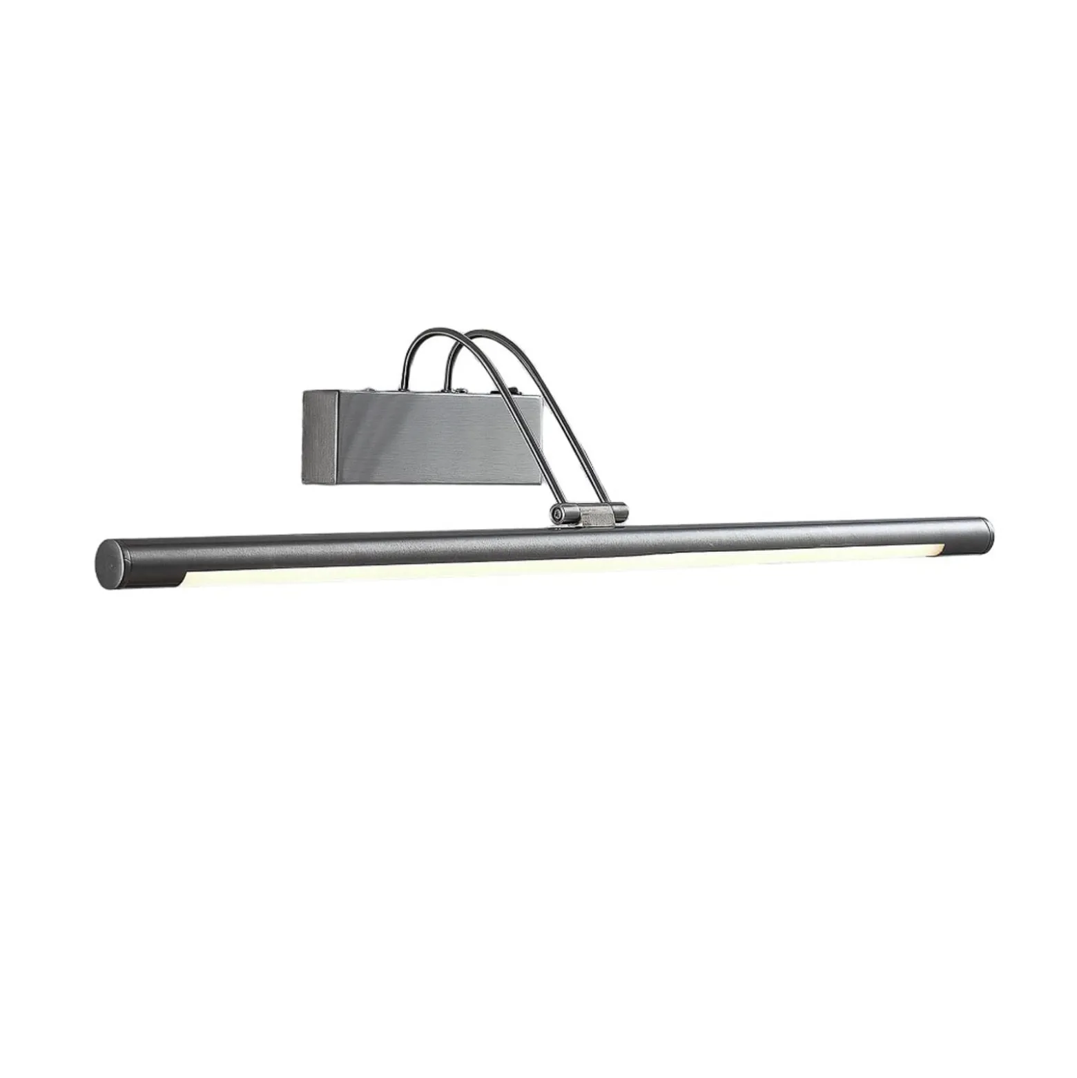 Lindby LED-kuvavalaisin Mailine, 69 cm, nikkeli, kytkin