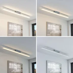 Lindby LED kylpyhuoneen kattovalaisin Levke, 100 cm, himmennettävä, IP44
