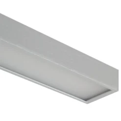 Lindby LED kylpyhuone- ja peilivalaisin Alenia, 120cm, IP44, harmaa