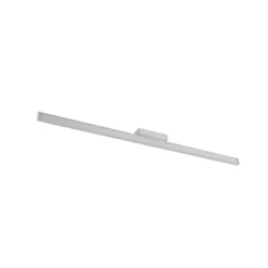 Lindby LED kylpyhuone- ja peilivalaisin Alenia, 120cm, IP44, harmaa