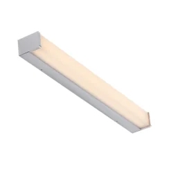 Lindby LED-kylpyhuonevalaisin Klea, 60 cm, kromi, metalli, IP 44