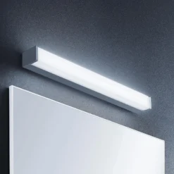 Lindby LED-kylpyhuonevalaisin Klea, 60 cm, kromi, metalli, IP 44