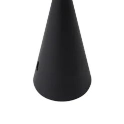 Lindby LED-ladattava pöytävalaisin Evelen, musta, IP54, CCT