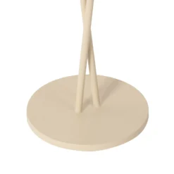 Lindby LED ladattava pöytävalaisin Janea, CROSS, beige, metallia