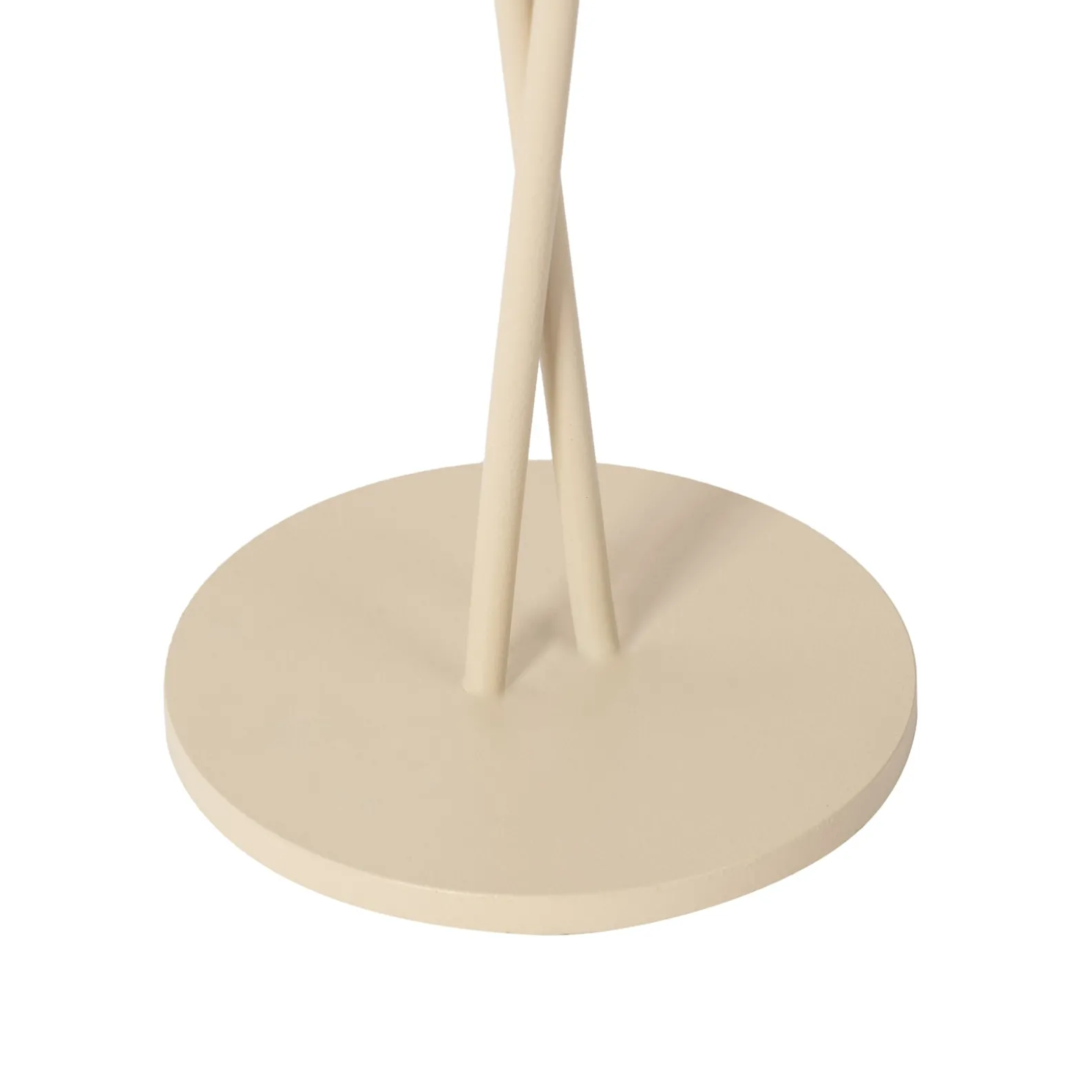 Lindby LED ladattava pöytävalaisin Janea, CROSS, beige, metallia