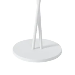 Lindby LED ladattava pöytävalaisin Janea CROSS, valkoinen, metallia