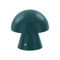Lindby LED-ladattava pöytävalaisin Nevijo, bensiini, Ø18cm, USB, himmennin