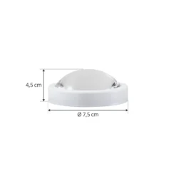 Lindby LED-lamppu, GX53 4,8 W, 3 000 K, valkoinen, Ø 7,5 cm