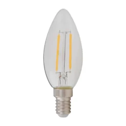 Lindby LED-lamppu, kynttilä, E14, 2 W, kirkas, 2 700 K