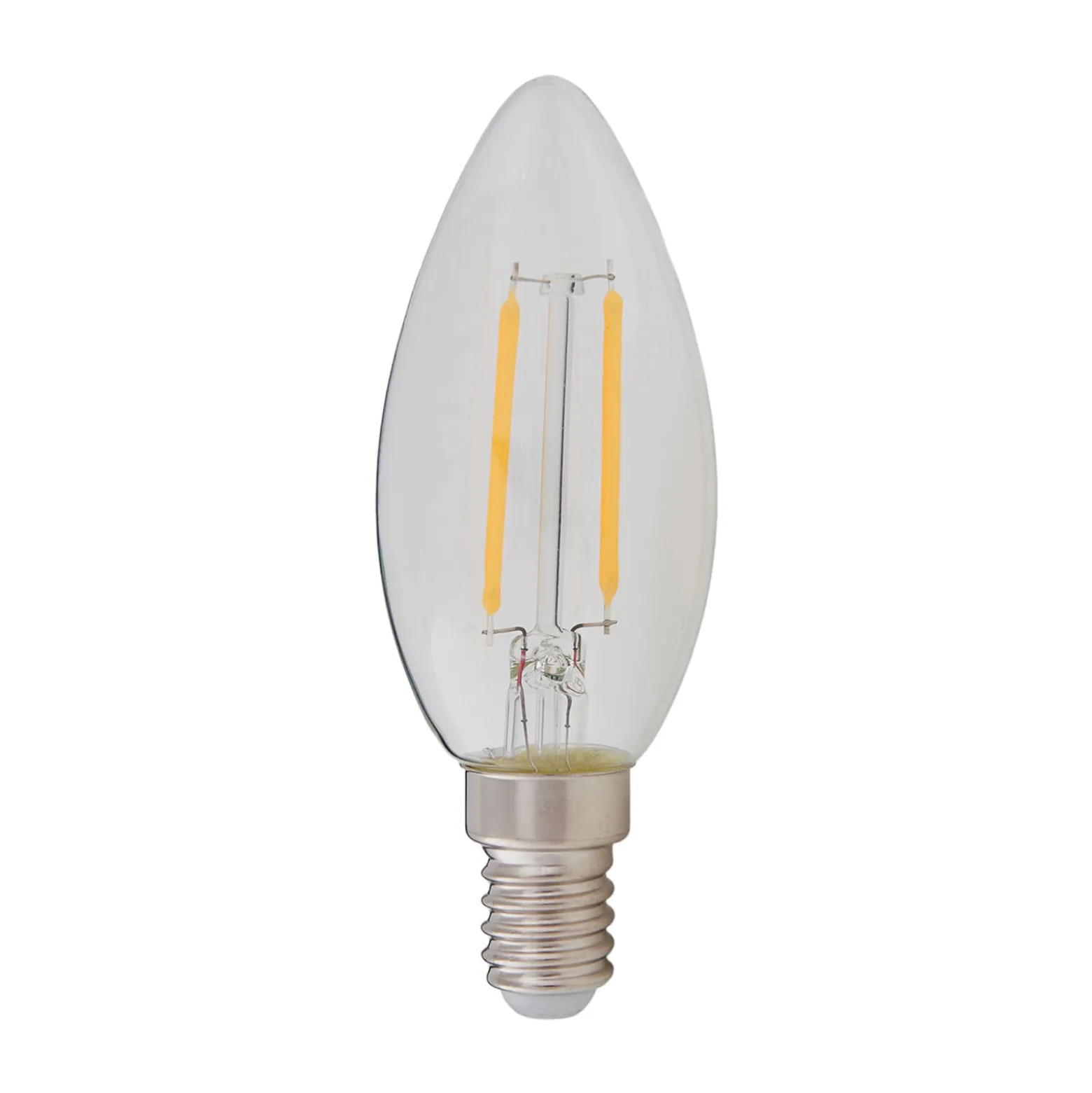 Lindby LED-lamppu, kynttilä, E14, 2 W, kirkas, 2 700 K